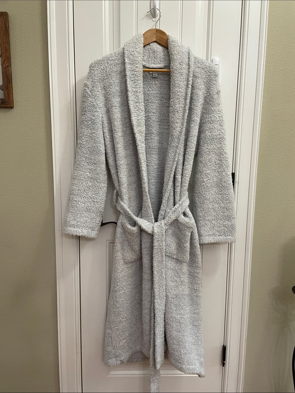 🩶BAREFOOT DREAMS Long Gray Bathrobe Size 1X